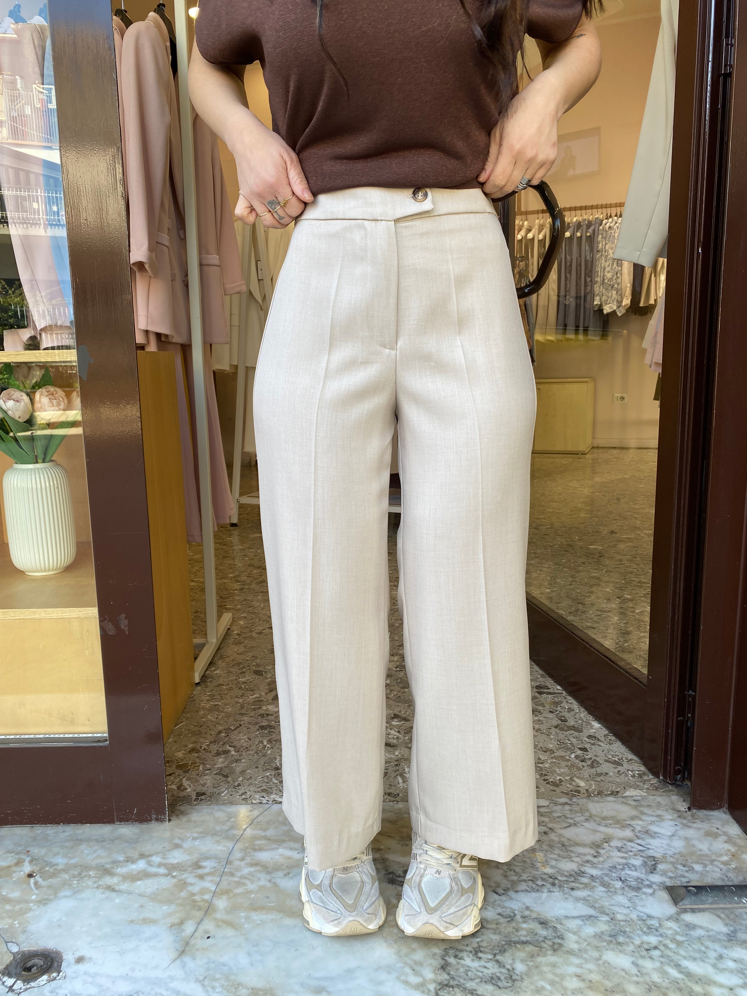 Pantalone Palazzo corto Sole FC