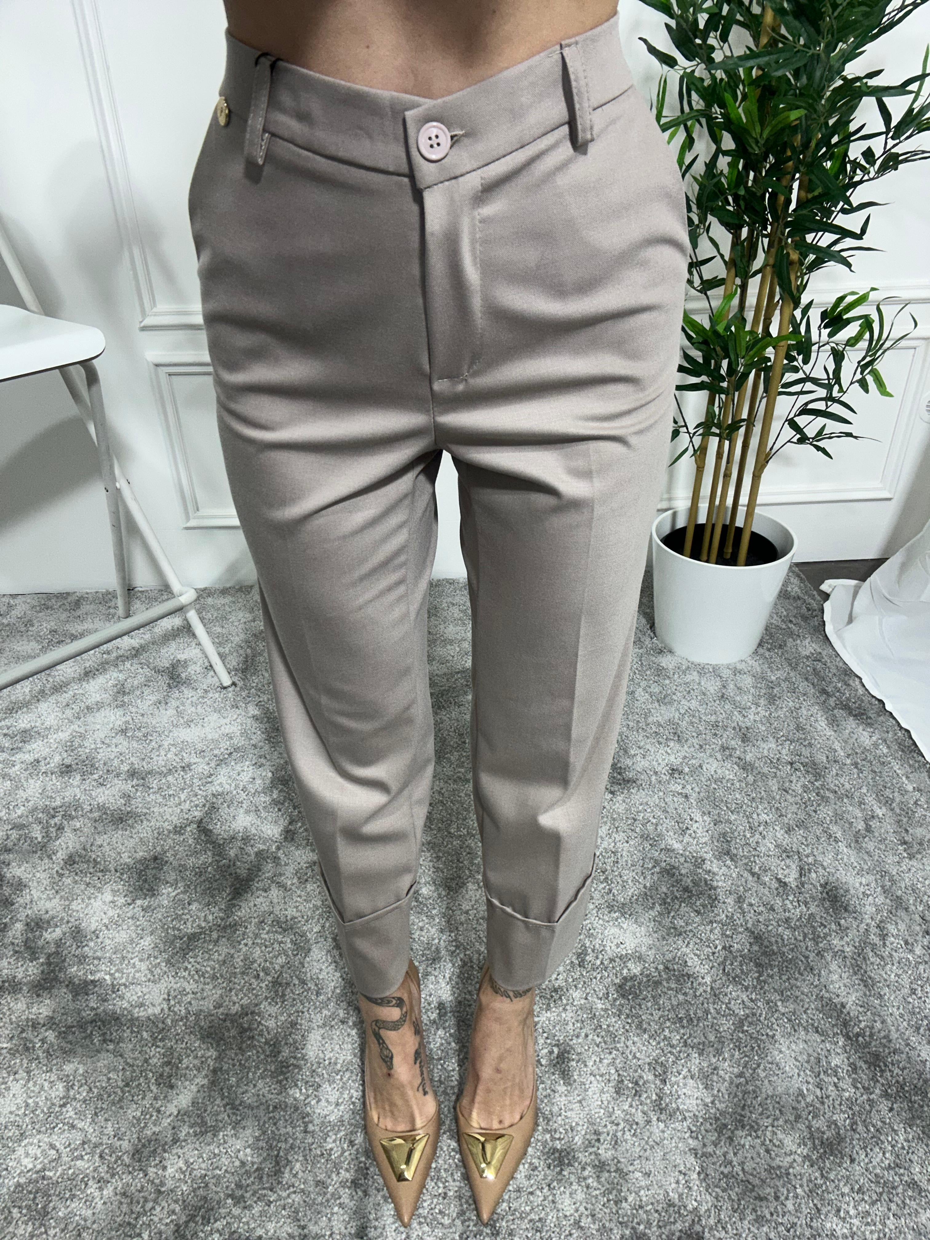 Pantalone risvolto Cloe Erica Bellucci