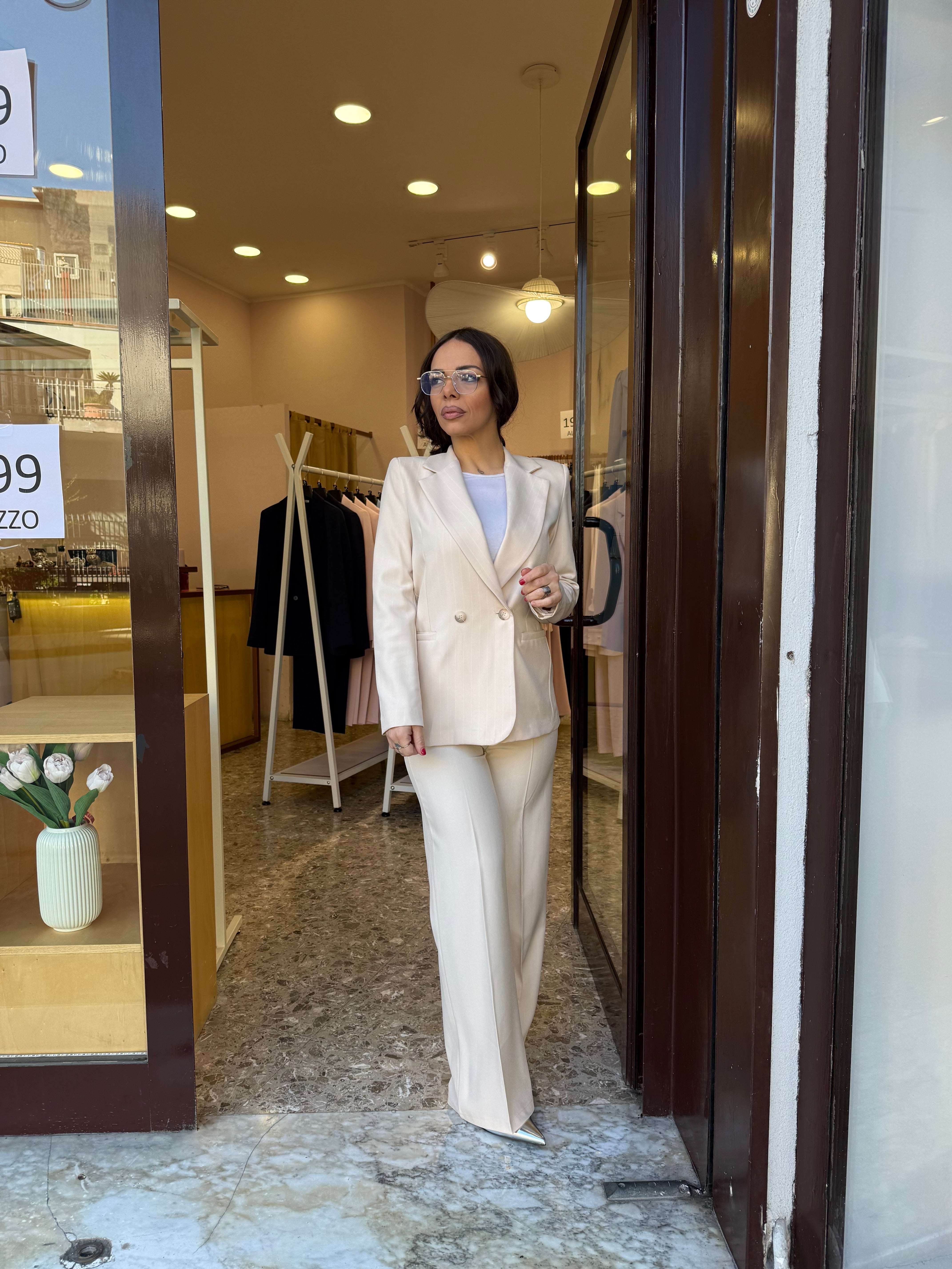 Tailleur lurex