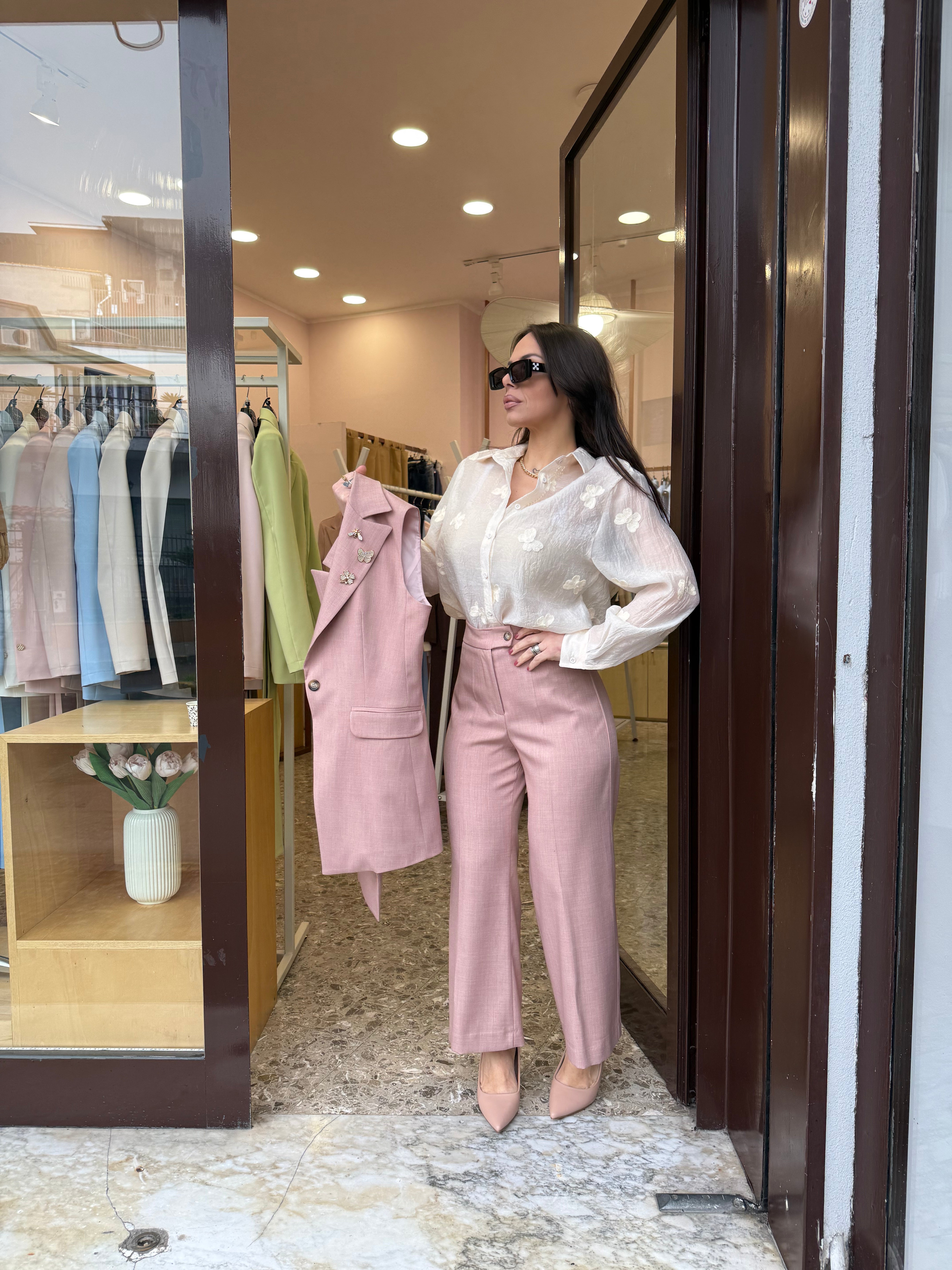 Pantalone Palazzo corto Sole FC