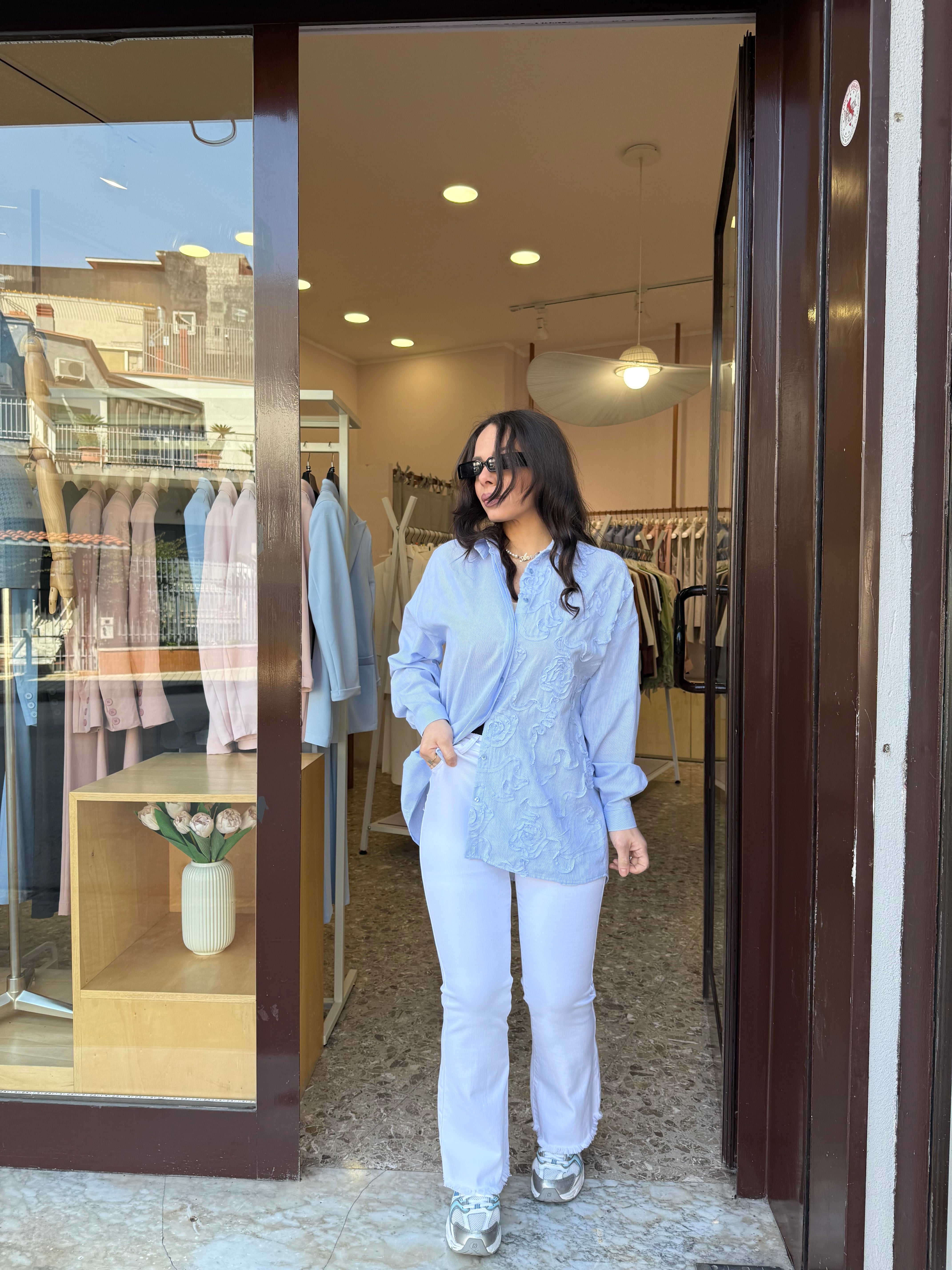 Jeans In Cotone  Trombetta Indigo FC