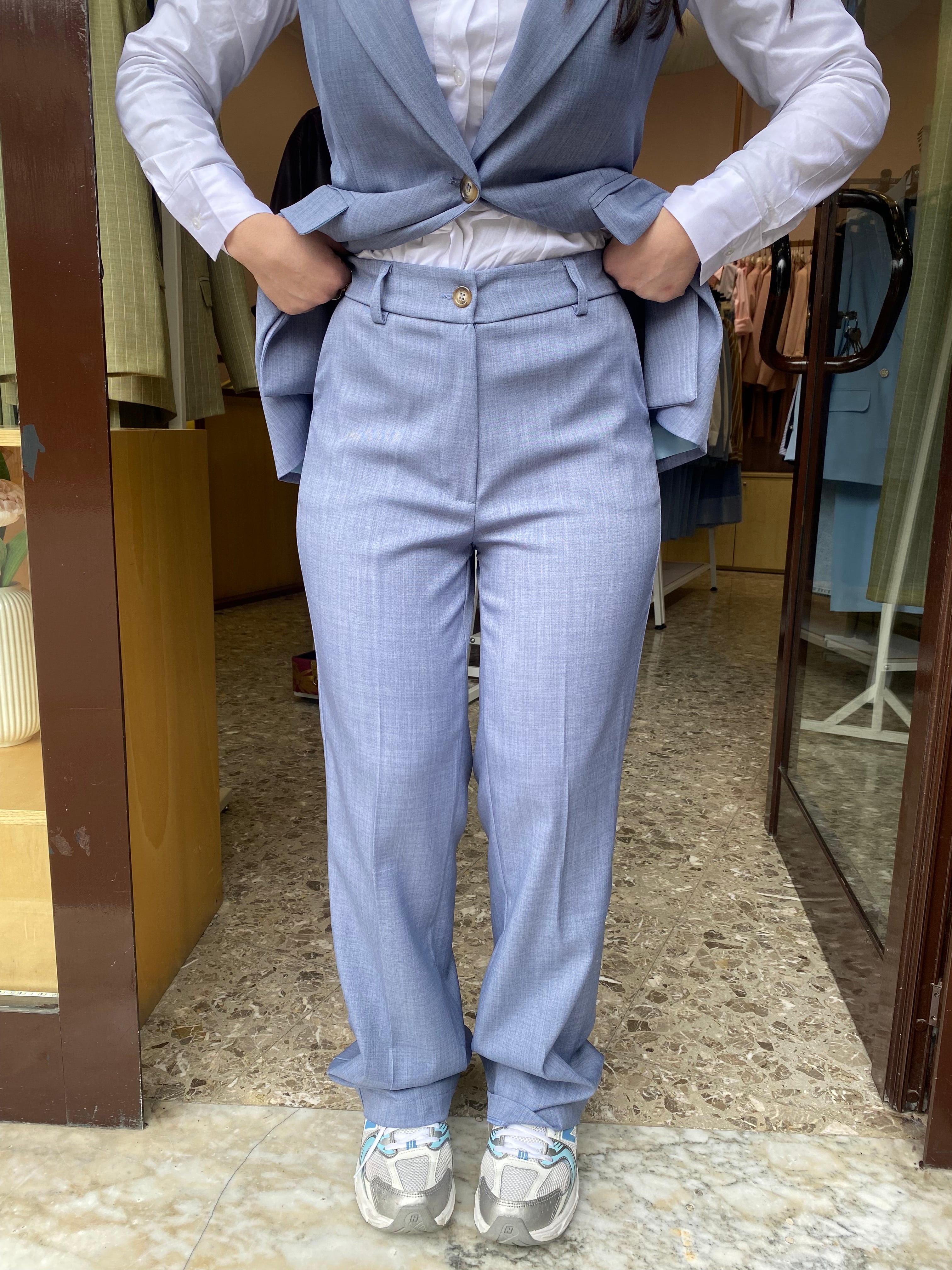 Pantalone palazzo Lungo Sole FC