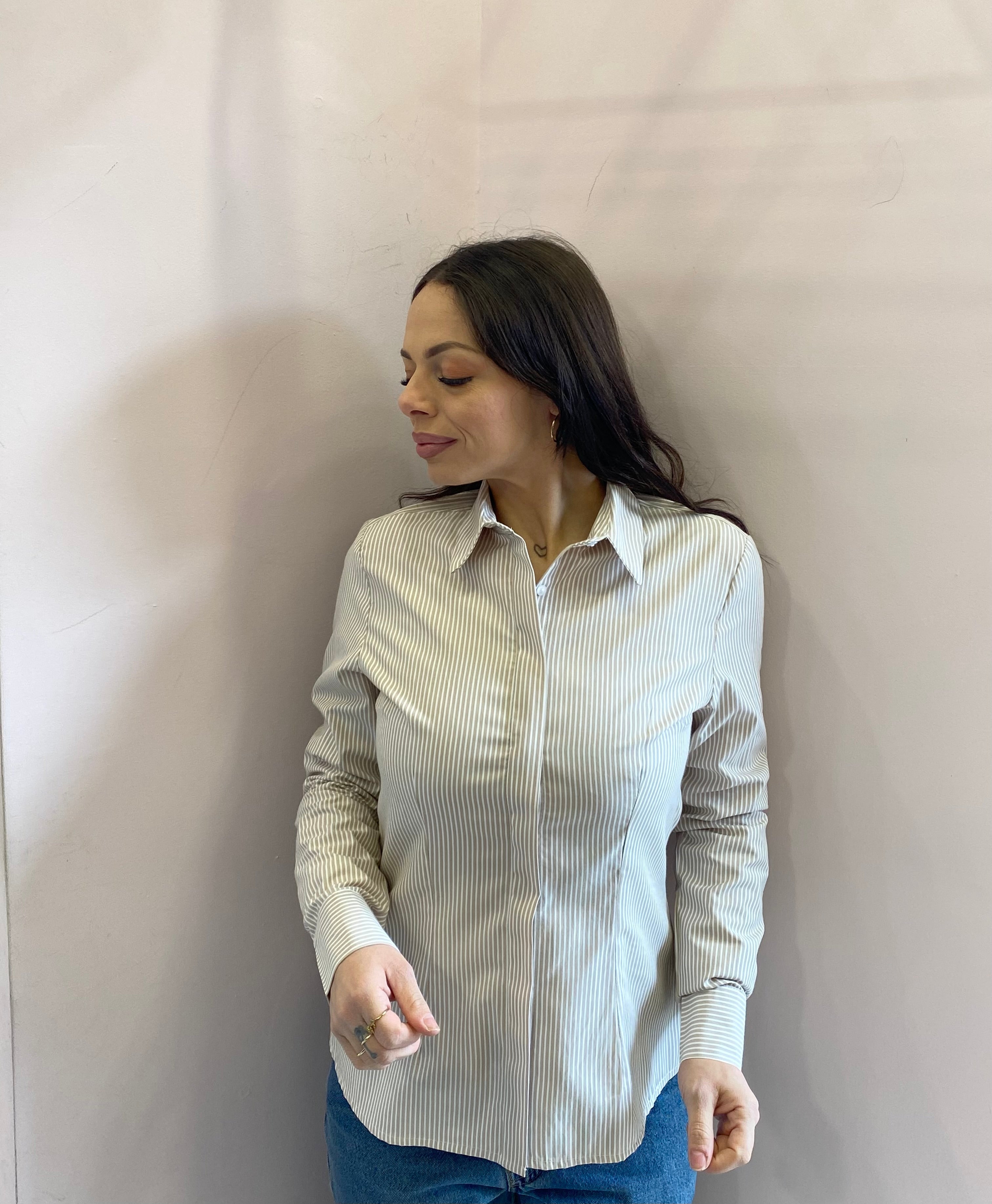 Camicia rigata Iris FC