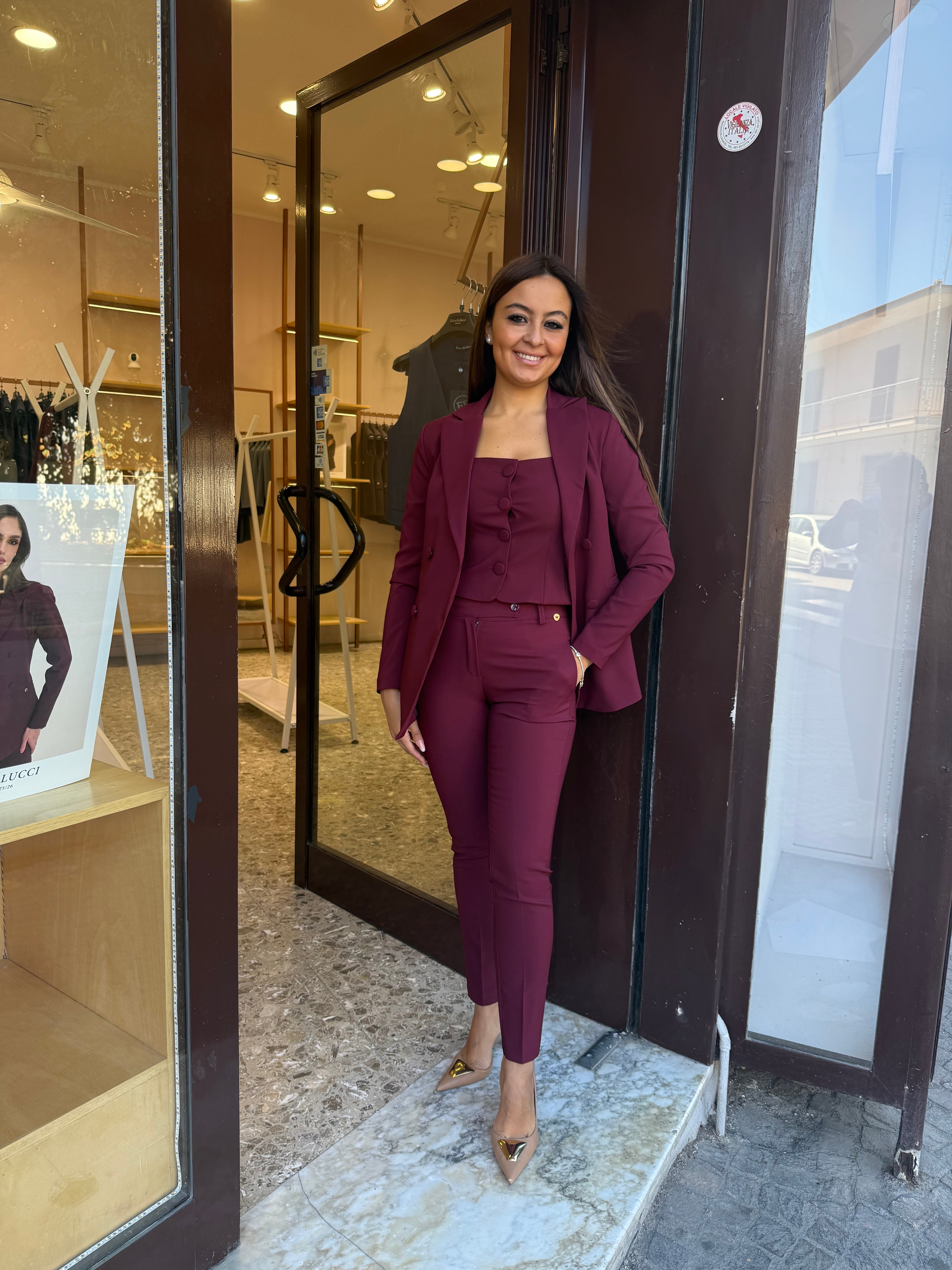 Tailleur Roberta 3 pezzi Capri