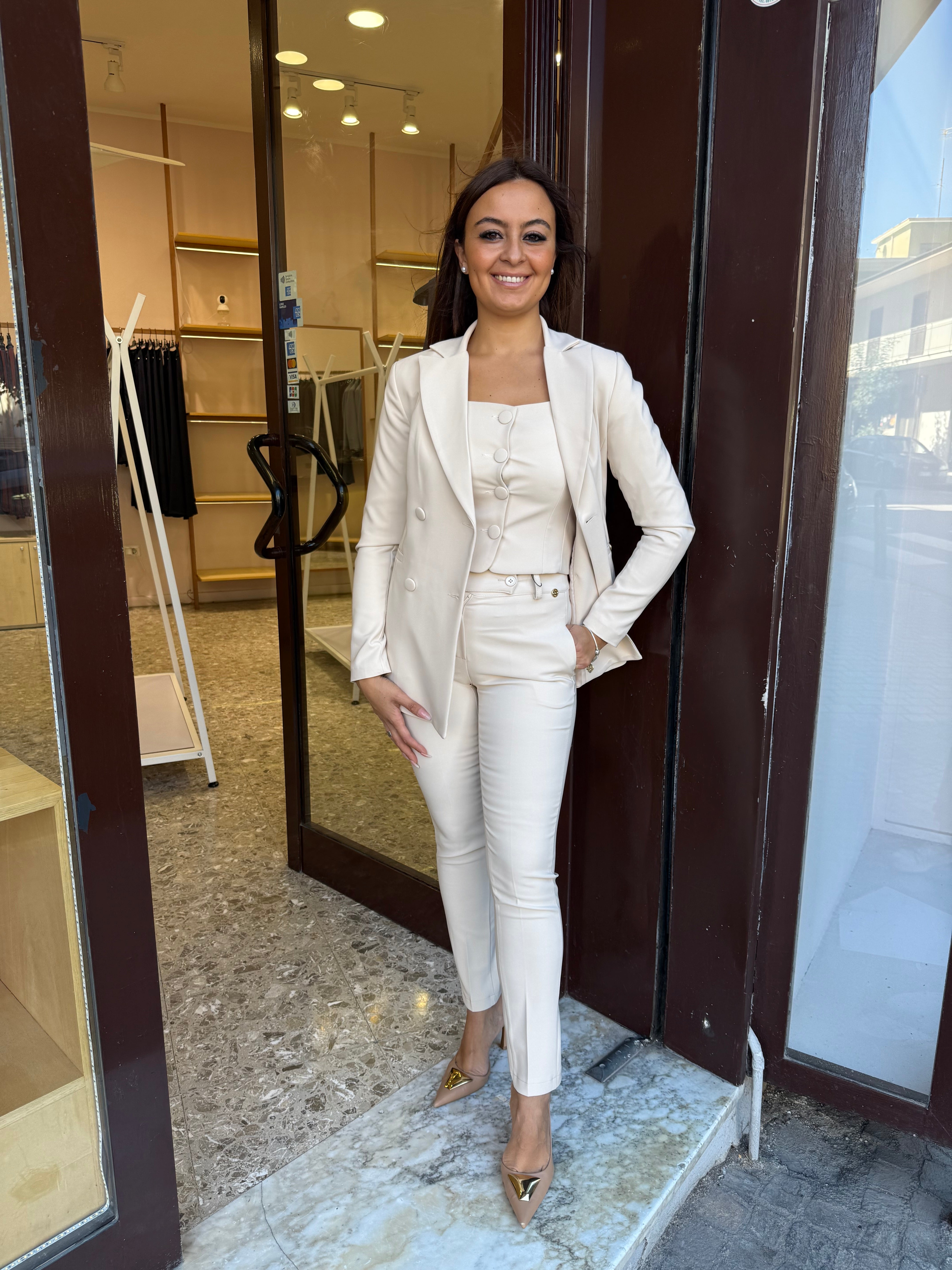 Tailleur Roberta 3 pezzi Capri
