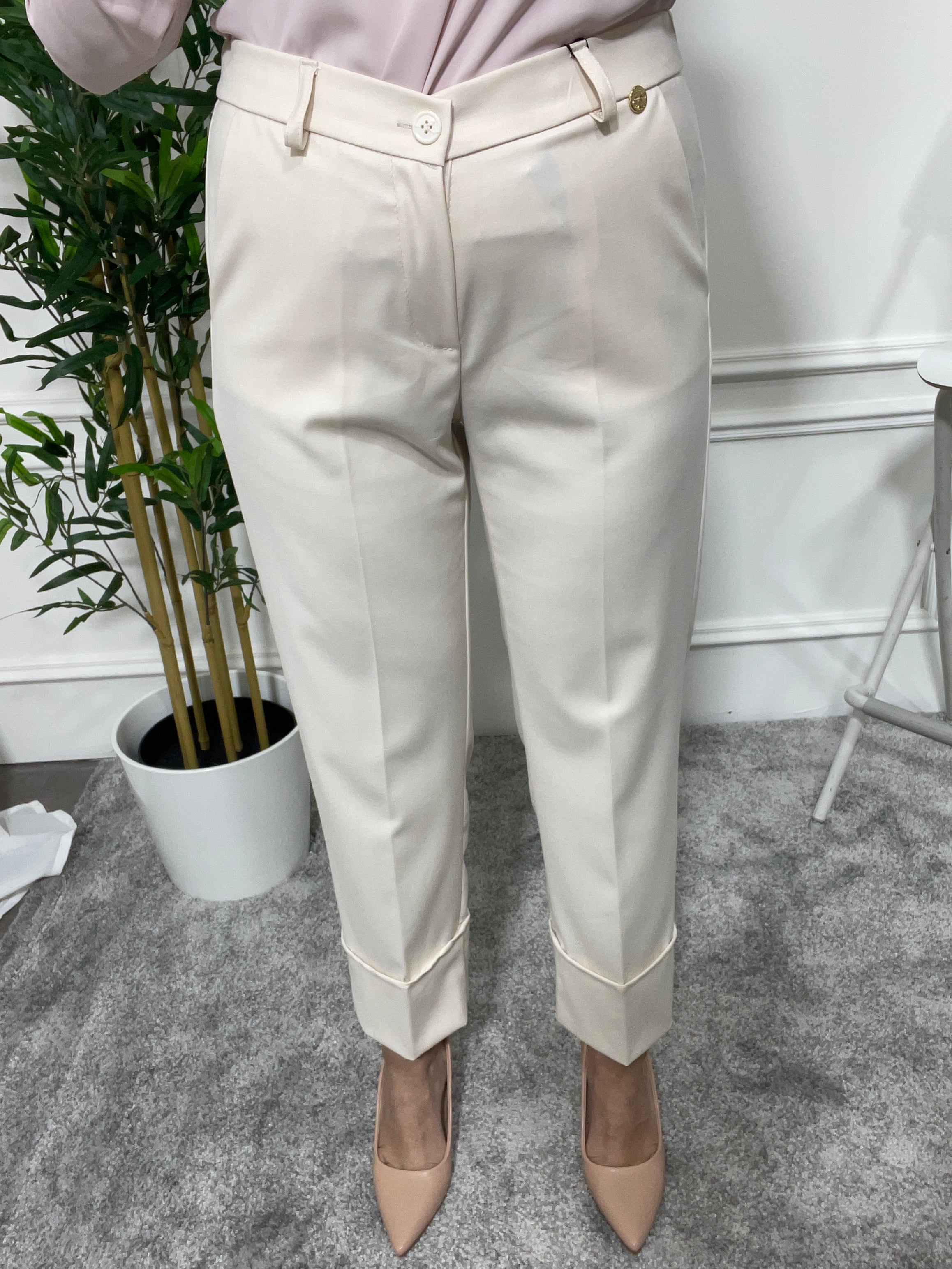 Pantalone risvolto Cloe Erica Bellucci
