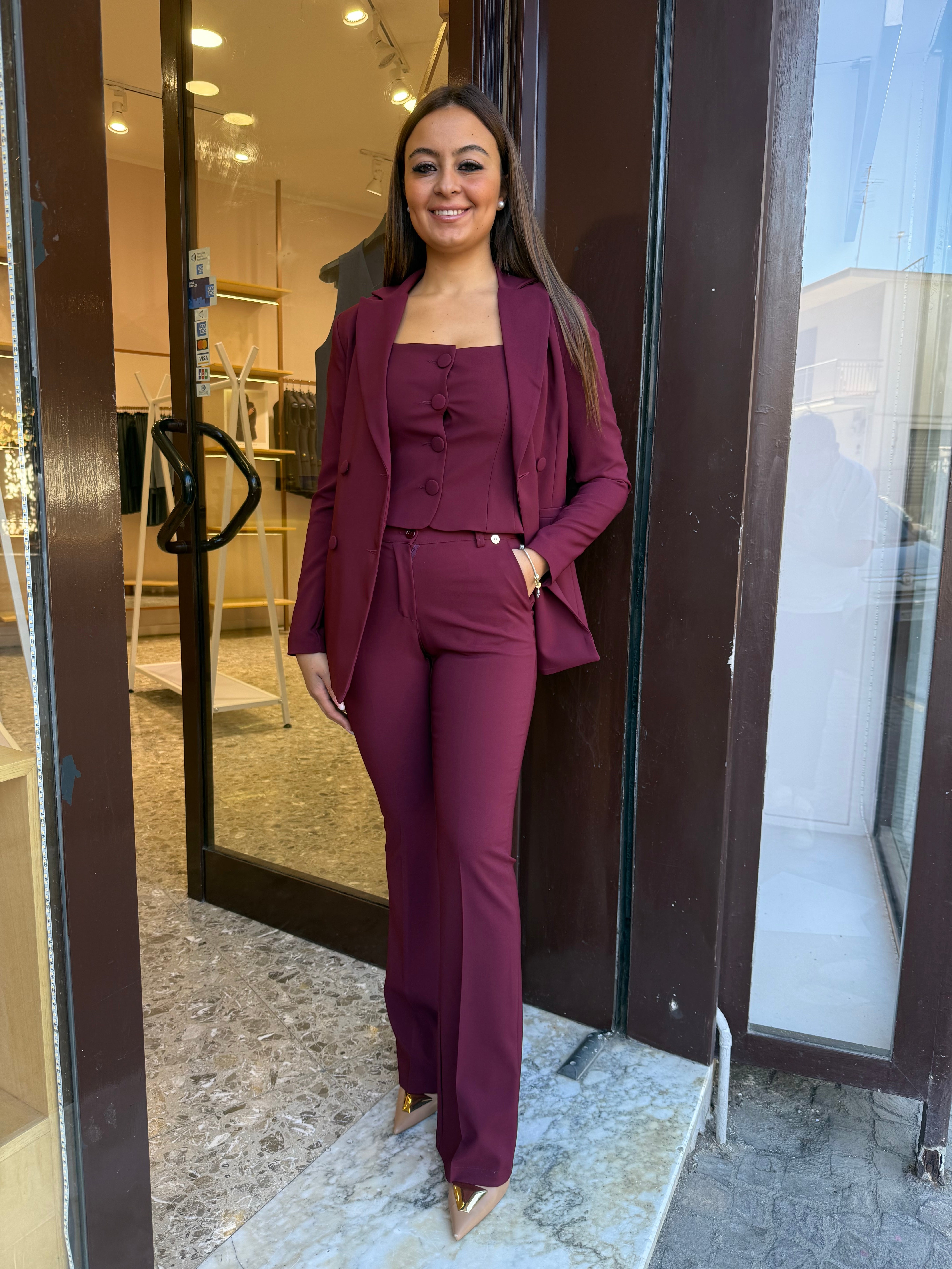 Tailleur Roberta 3 pezzi zampa